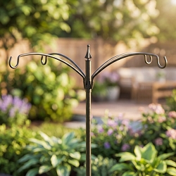 Four Arm Extended Reach Pole Hanger Black 45
